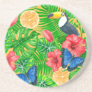 Posavasos Patrón tropical