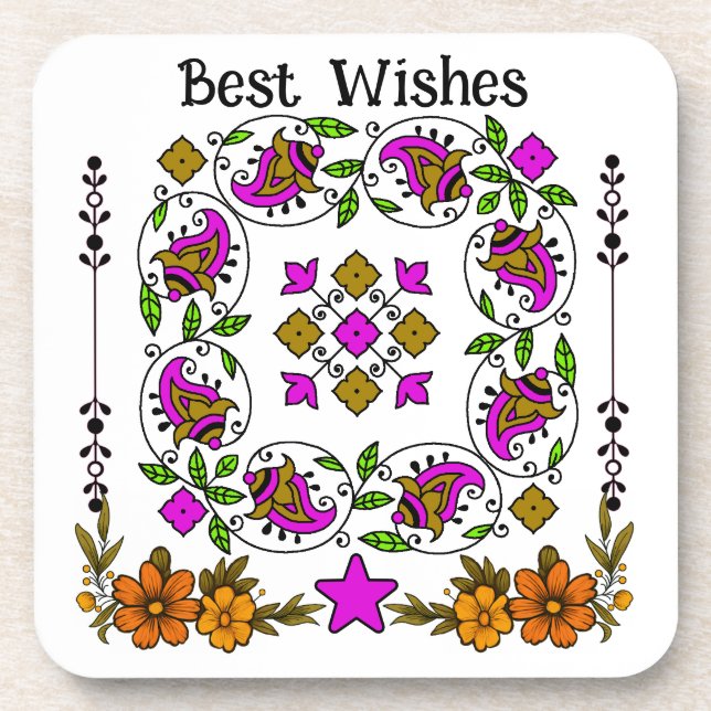 Posavasos patrón vintage definitivo (Frente)