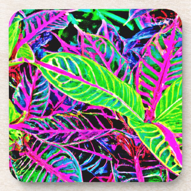 Posavasos Patrón Vivid Foliage Elegance (Frente)