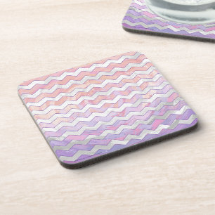 Posavasos Patrón Zig Zag rosa claro