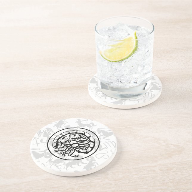 Posavasos Patrón Zodiac Z02 - Escorpio.w (Lado)