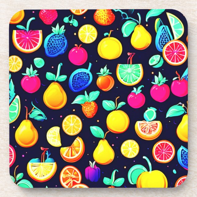 Posavasos Patrones de cosecha tropical (Frente)