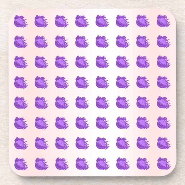 Posavasos Patrones de Frutas Arándanos y Crema (Frente)