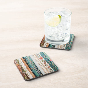 Posavasos Patrones mezclados shabby chic