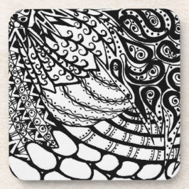 Posavasos Patrones Zen Tangle