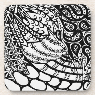 Posavasos Patrones Zen Tangle