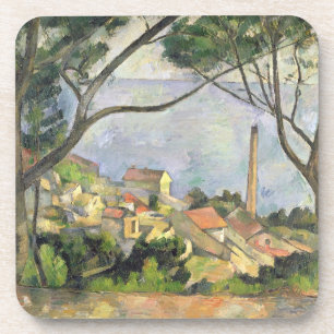 Posavasos Paul Cezanne el   el mar en el l'Estaque, 1878