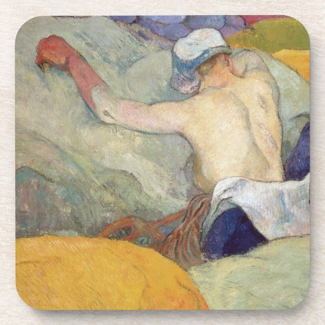 Posavasos Paul Gauguin el | en el calor, o los cerdos, 1888 (Frente)