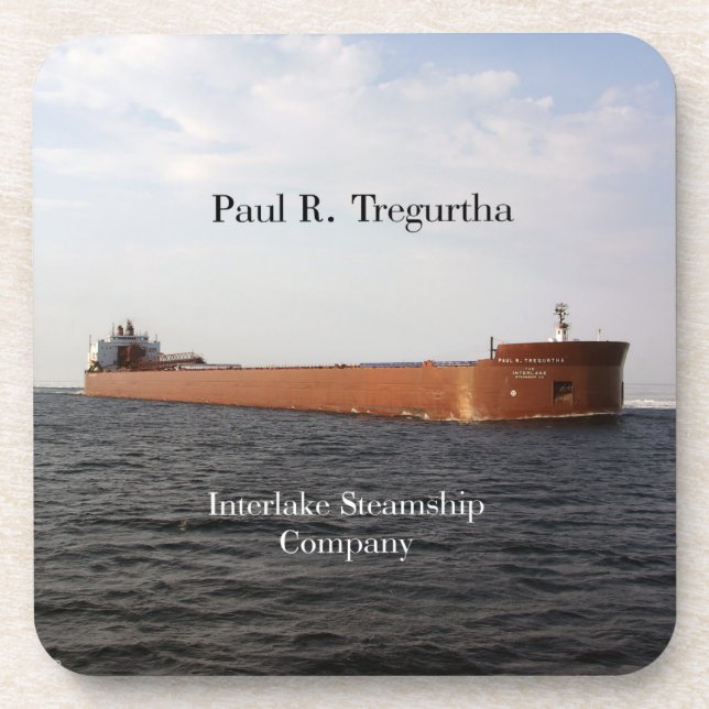 Posavasos Paul R. Tregurtha conjunto de 6 apisonadoras de pl (Frente)