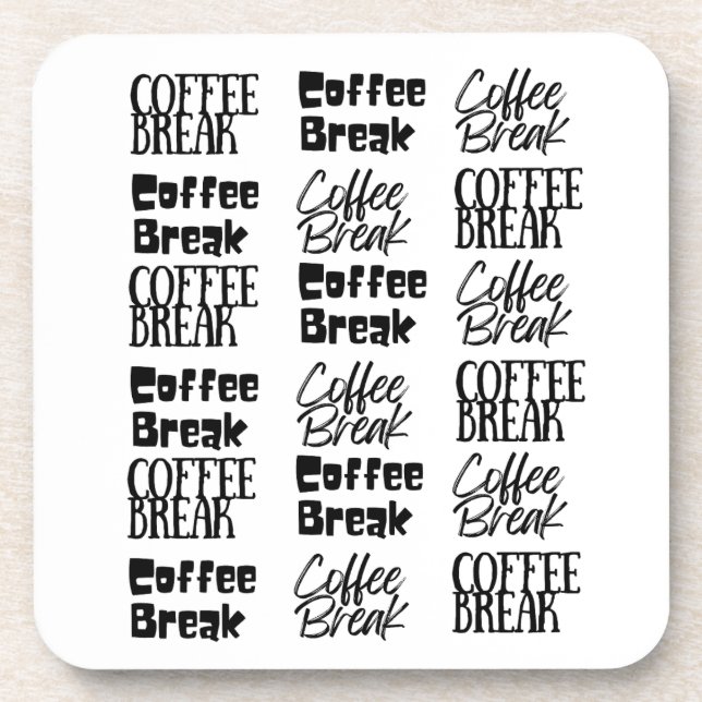 Posavasos Pausa de café (Frente)