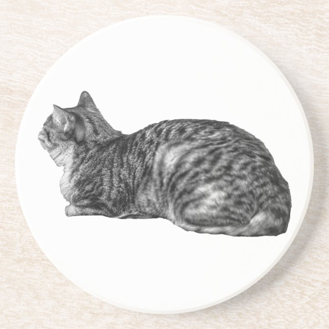 Posavasos Pausa pequeña, Poise Tabby (Frente)