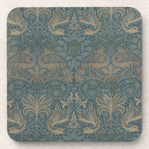 Posavasos Pavo real y dragón por William Morris