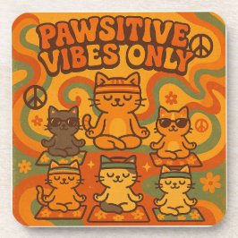 Posavasos Pawsitive Vibes Only