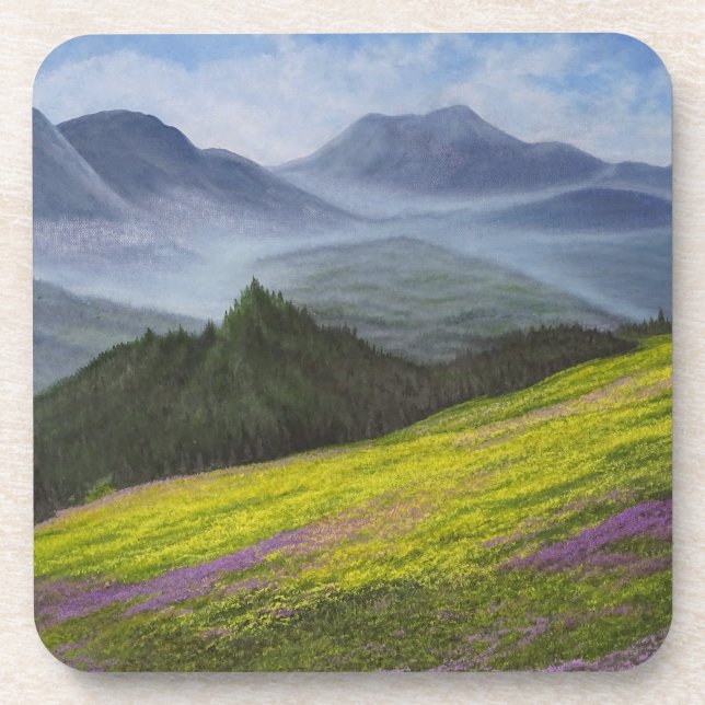 Posavasos "Paz en el valle" (Frente)