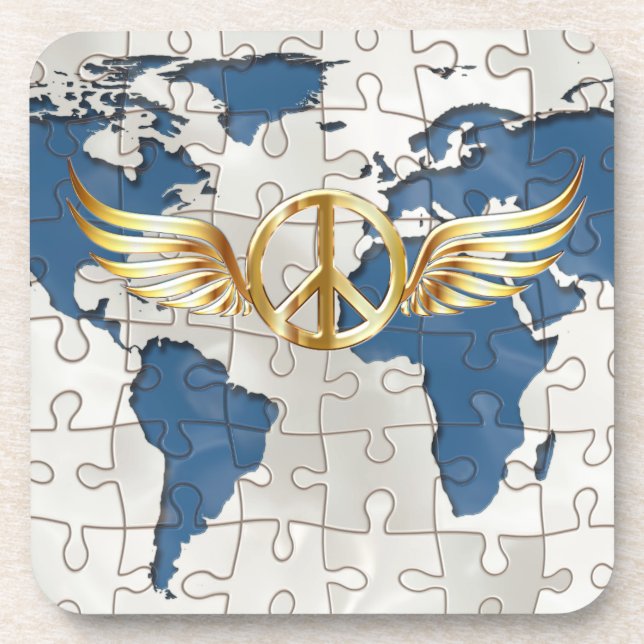 Posavasos Paz mundial (Frente)