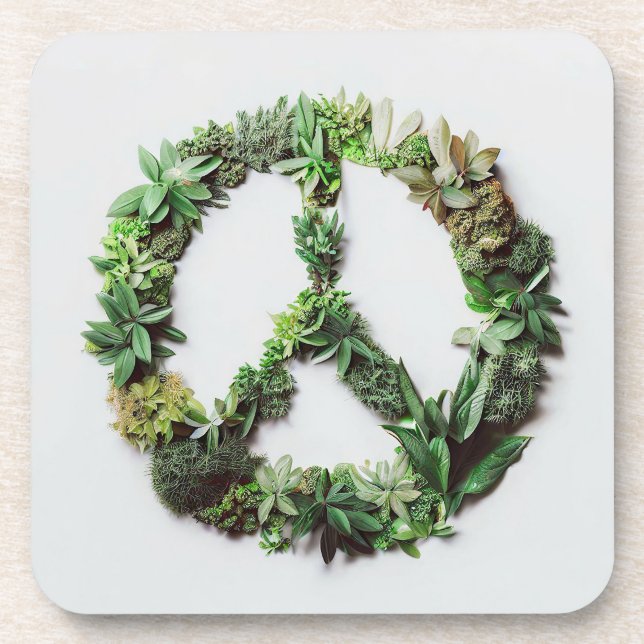 Posavasos Paz Verde (Frente)
