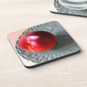 Posavasos Peach fresco bajo la luz del sol