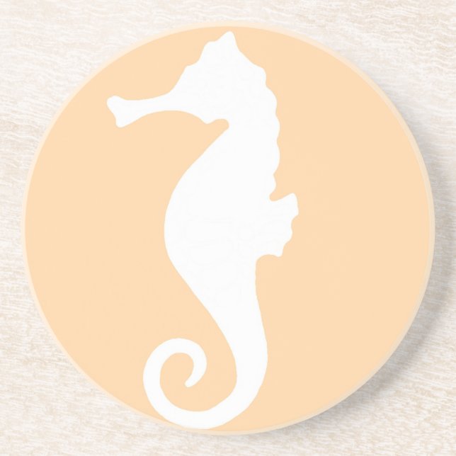 Posavasos Peach Seahorse Coaster (Frente)