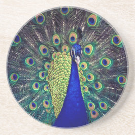 Posavasos Peacock azul cobalto