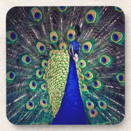 Posavasos Peacock azul cobalto