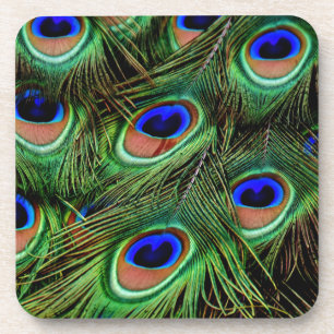 Posavasos Peacock Feathers