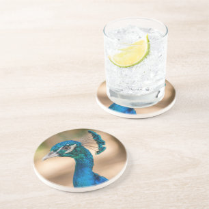 Posavasos Peacock Sandstone Coaster