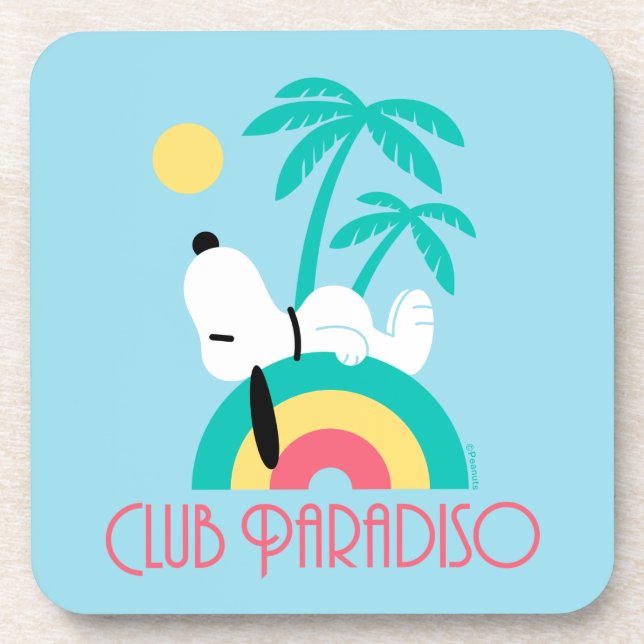 Posavasos Peanuts | Snoopy Deco Dreams Club Paradiso (Frente)