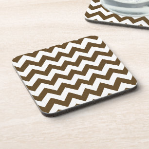 Posavasos Pecan Neutral Chevron