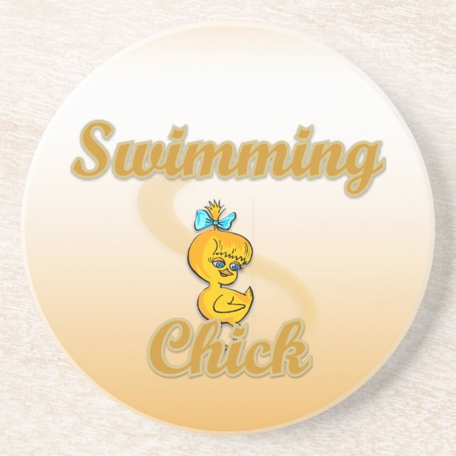 Posavasos Pechuga de natación (Frente)