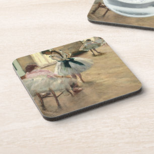 Posavasos Pedro un Renoir el la lección de danza