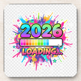 Posavasos Pegatina de barra de progreso 2026 cargando...
