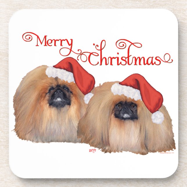 Posavasos Pekín Feliz Navidad (Frente)