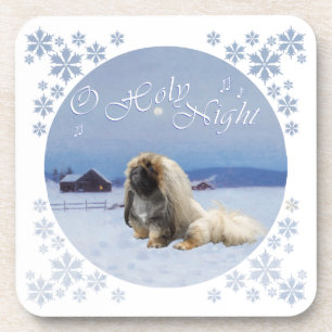 Posavasos Pekingese Noche Santa