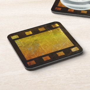 Posavasos Película de carrete de cine vintage