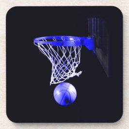 Posavasos pelota de baloncesto azul