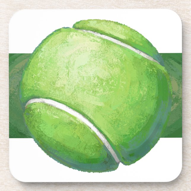Posavasos Pelota de tenis (Frente)