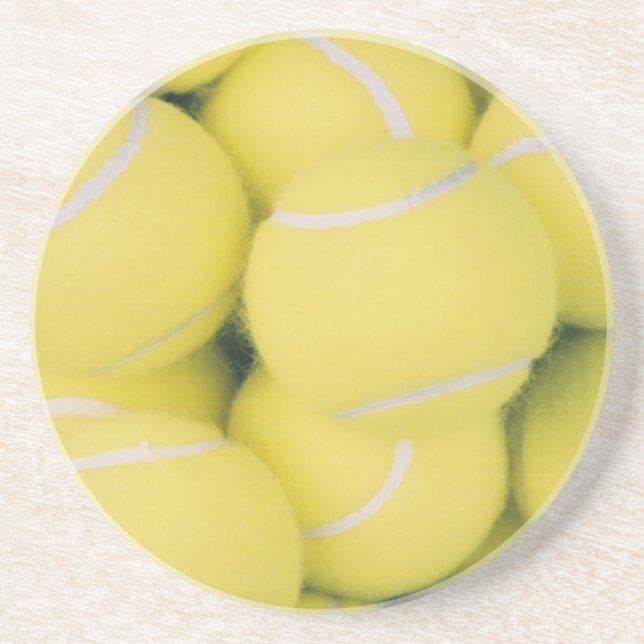 Posavasos Pelota de tenis (Frente)
