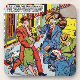 Posavasos Penalización del bebé enfrenta el delito de cómics