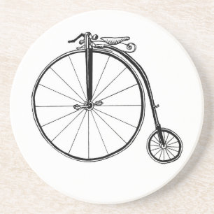 Posavasos Penny Farthing Vintage Bicycle Ilustracion