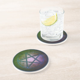 Posavasos Pentáculo azul