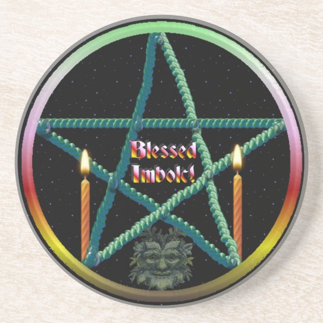 Posavasos Pentáculo de Imbolc (Frente)