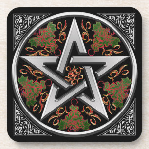 Posavasos Pentagram céltico del dragón