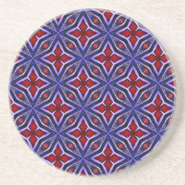Posavasos Pentas sobre púrpura