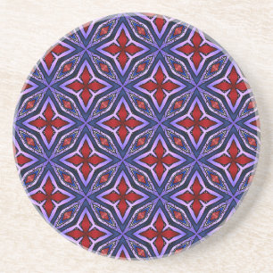 Posavasos Pentas sobre púrpura