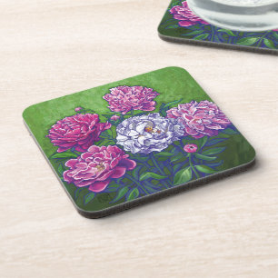Posavasos Peonies