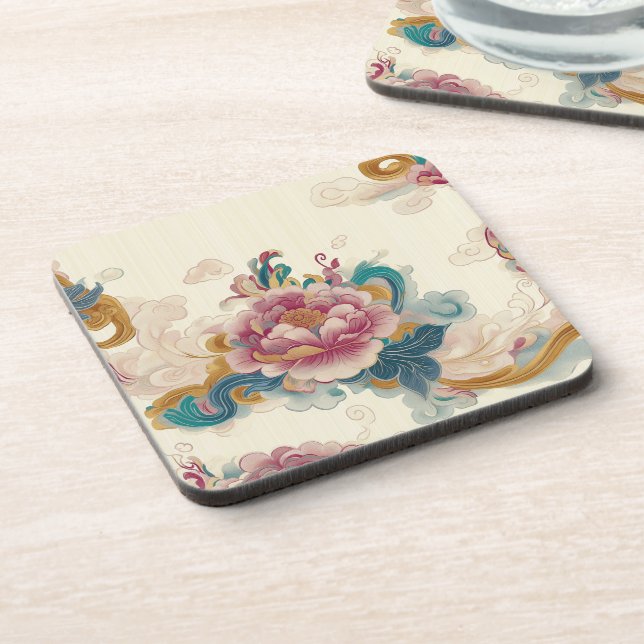 Posavasos Peony flotante (Lado Izquierdo)