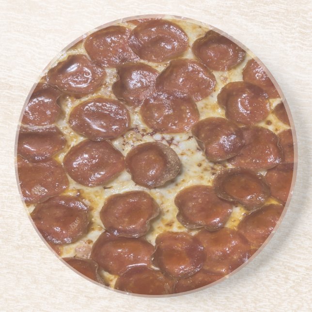 Posavasos Pepperoni Pizza (Frente)
