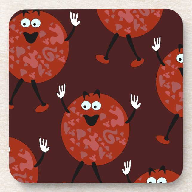 Posavasos Pepperoni Tony Pattern Personalizado divertido Piz (Frente)