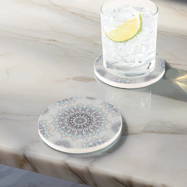 Posavasos Pequeña floral blanca caída al campo (Subido por el creador)