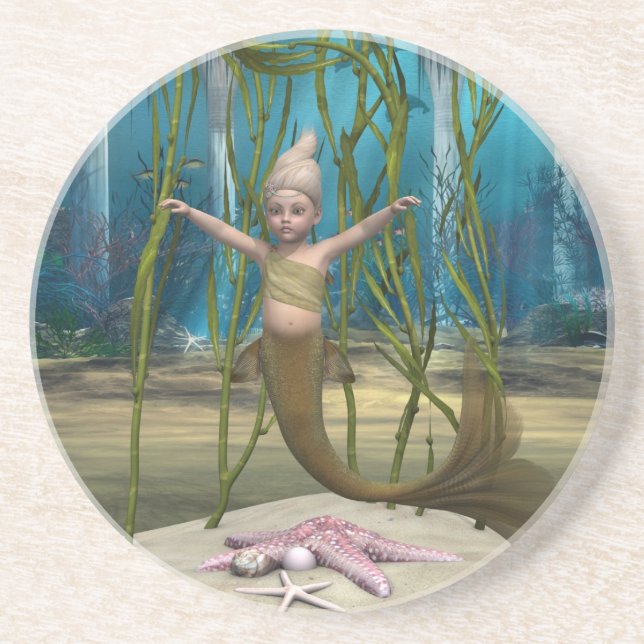 Posavasos Pequeña sirena (Frente)